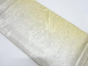 アンティーク 佐賀錦 亀甲繋ぎに古典柄織り出し袋帯(材料)